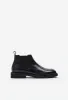Black Leather Grayson Chelsea Boot sold by Costoso Italiano