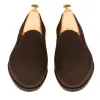 Height Increasing Brown Suede Corby Loafers sold by Costoso Italiano