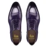 Height Increasing Purple Leather Woodford Balmoral Toe Cap Oxfords sold by Costoso Italiano