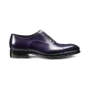 Height Increasing Purple Leather Woodford Balmoral Toe Cap Oxfords sold by Costoso Italiano