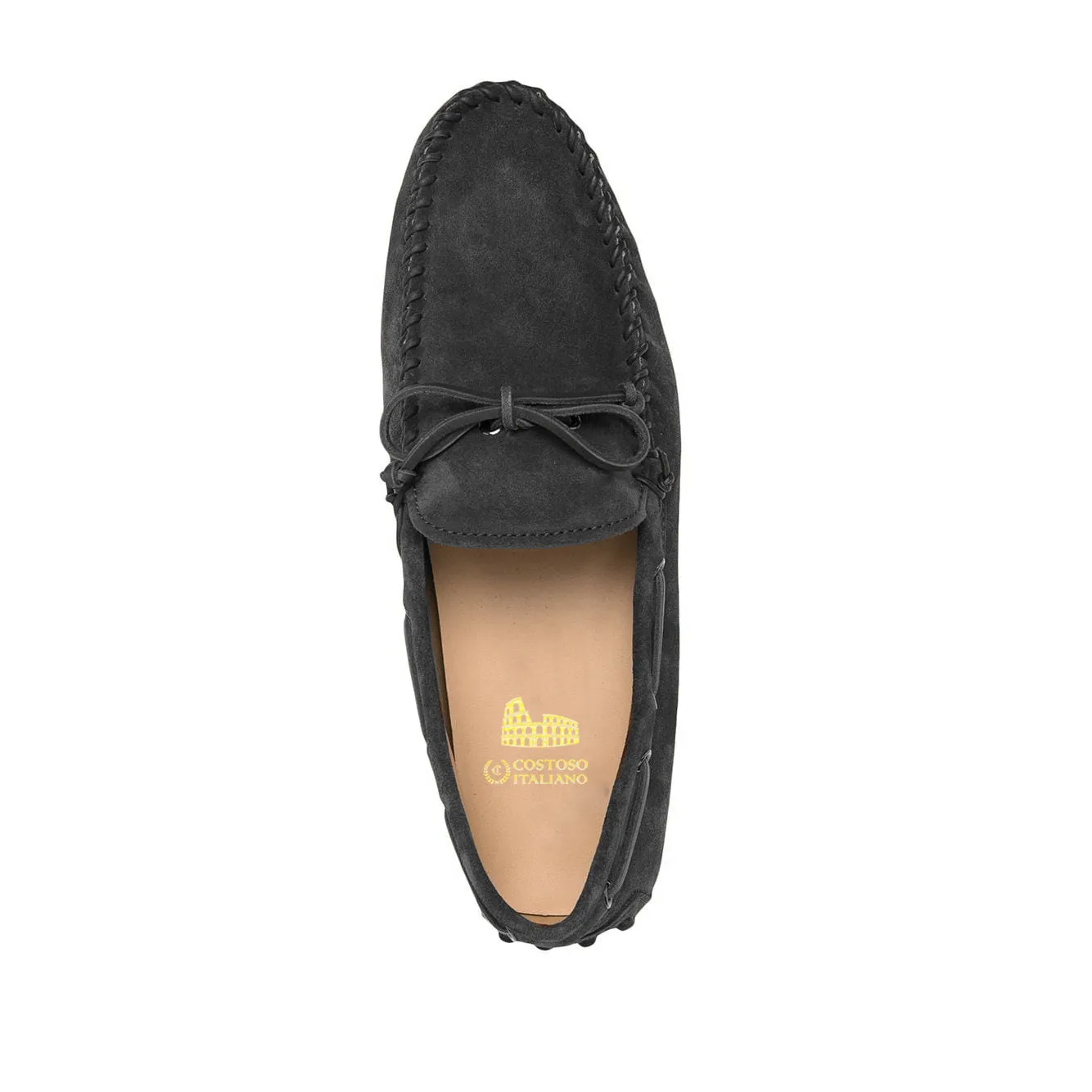 Black Suede Alcalde Driving Loafers sold by Costoso Italiano product image thumbnail 3