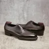 Norwegian Welted Brown Leather Amalfi Lace Up Derby Shoes - AW24 sold by Costoso Italiano