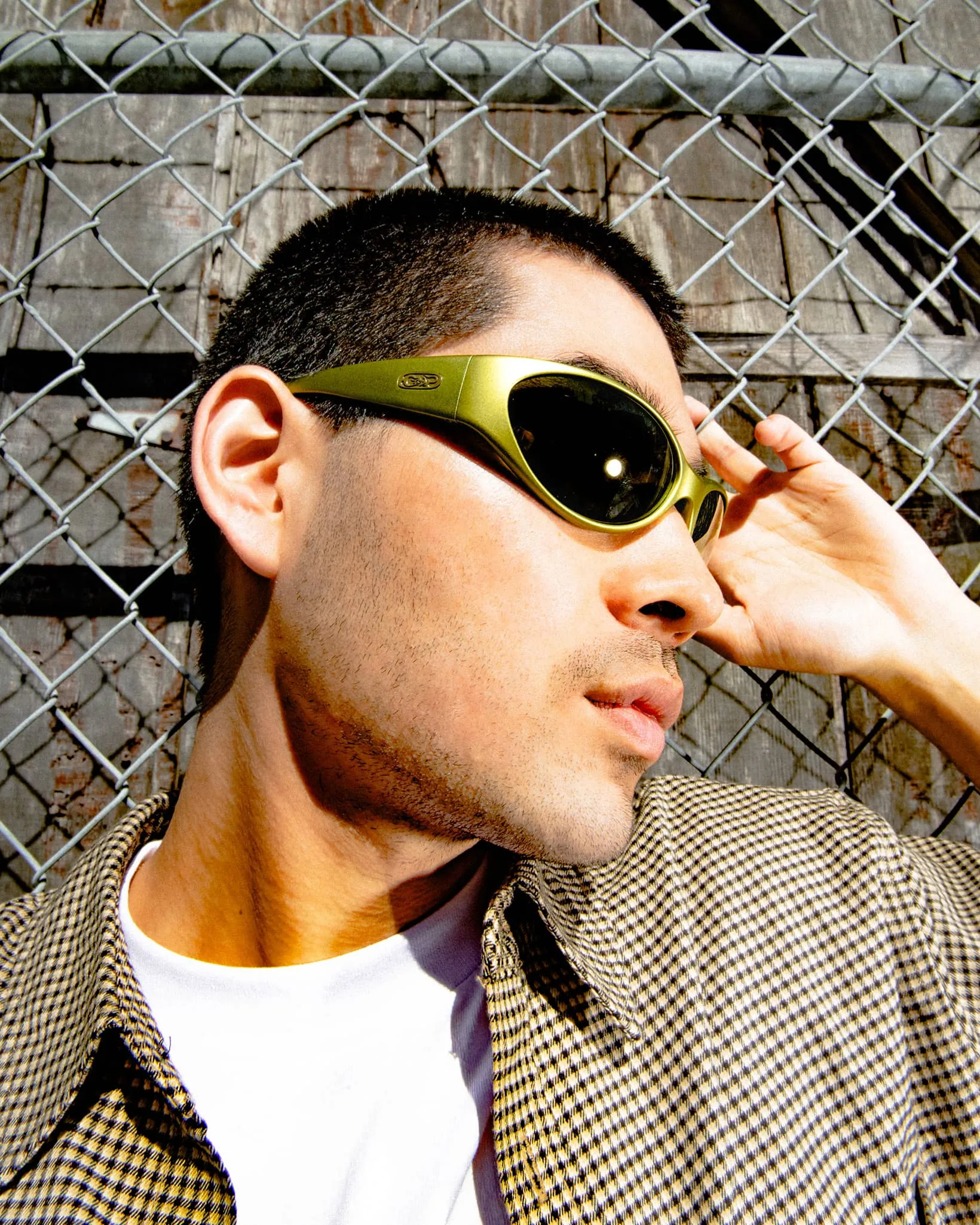 The Warp Zone - Metallic Olive sold by Crap Eyewear product image thumbnail 4