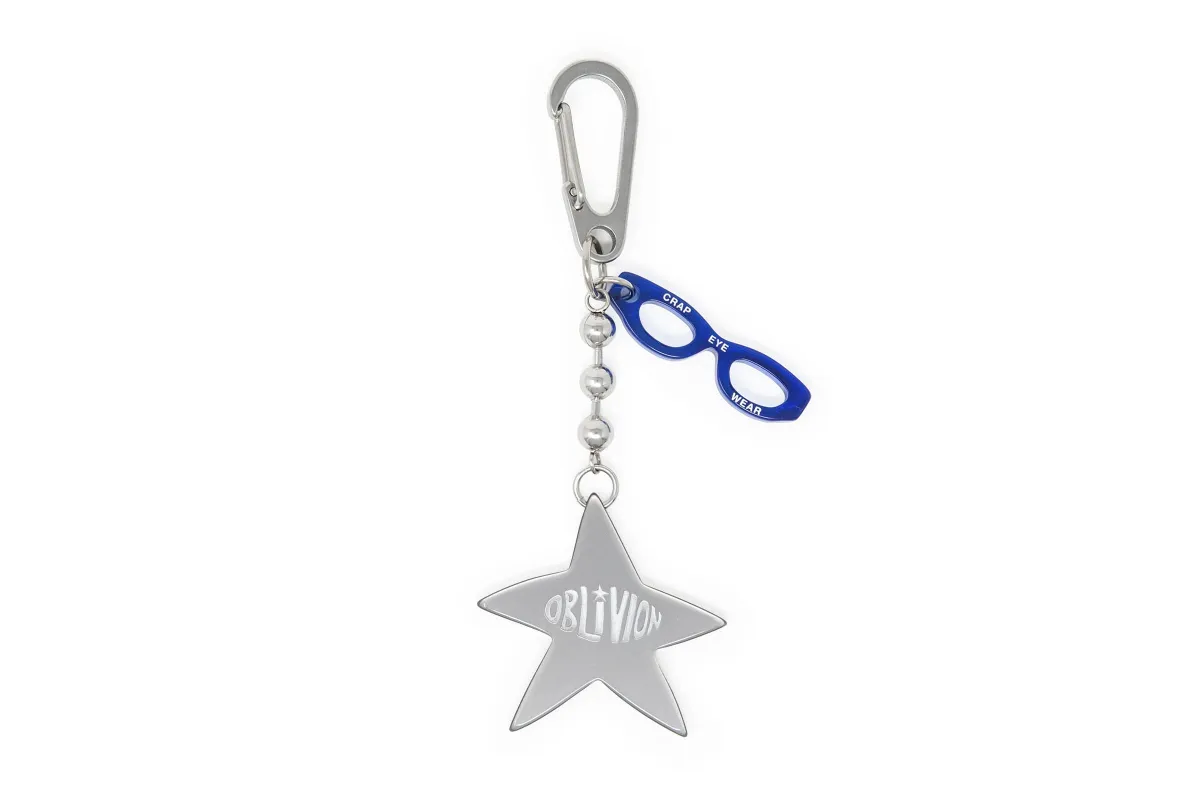 Oblivion Star Keychain - Recycled Silver made by Crap Eyewear