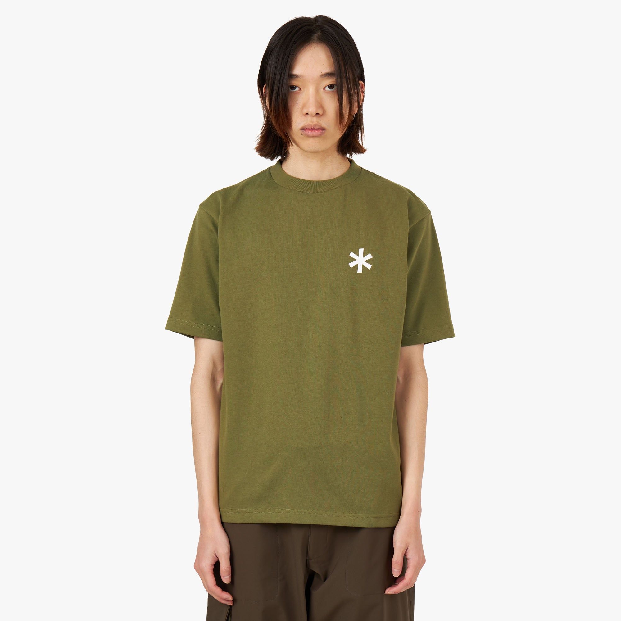 Snow Peak Back Printed Logo T-shirt / Olive sold by Livestock