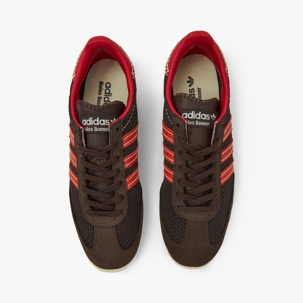adidas Originals x Wales Bonner SL72 Knit Dark Brown / Collegiate Orange - White sold by Livestock product image thumbnail 5