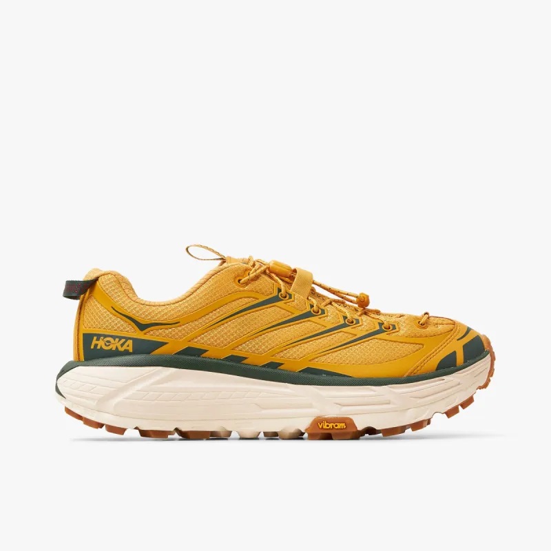 Hoka U Mafate Three2 Golden Yellow / Eggnog sold by Livestock