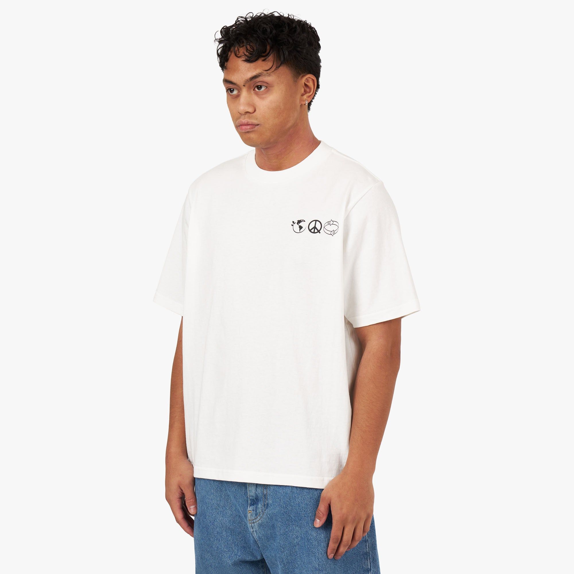 Museum of Peace & Quiet Slow Living T-shirt / White sold by Livestock product image thumbnail 3