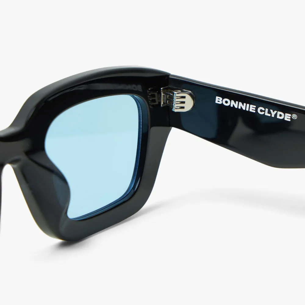 Bonnie Clyde Karate Sunglasses Black / Blue sold by Livestock product image thumbnail 5