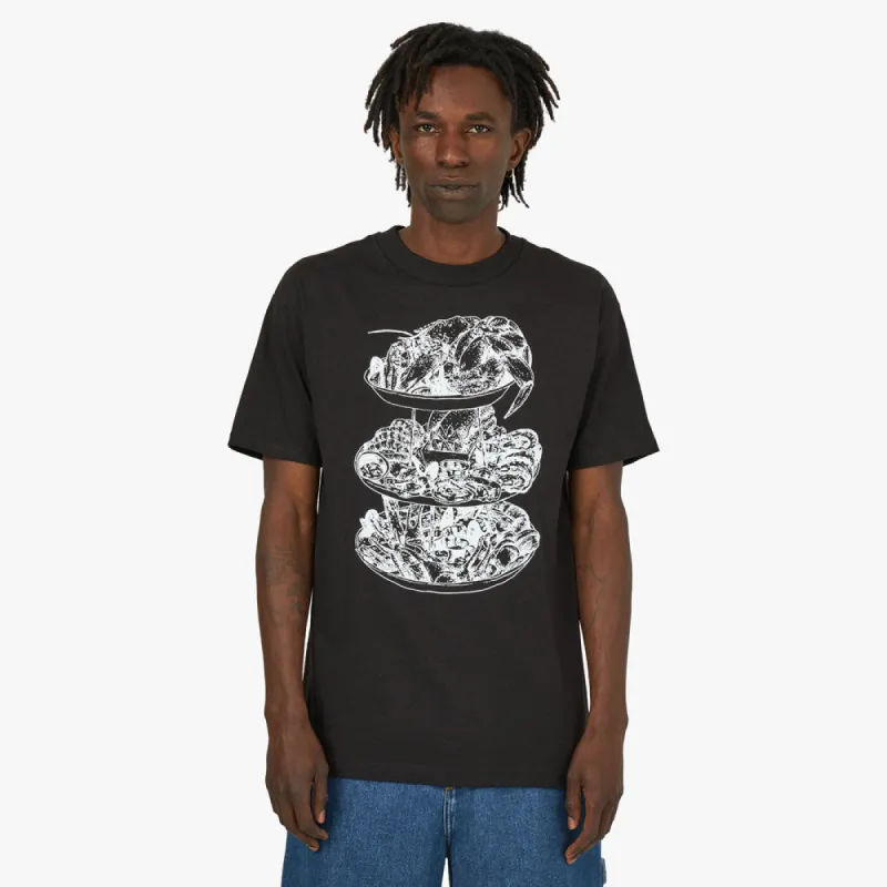 Cold World Frozen Goods Seafood Tower T-shirt / Black sold by Livestock
