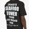 Cold World Frozen Goods Seafood Tower T-shirt / Black sold by Livestock