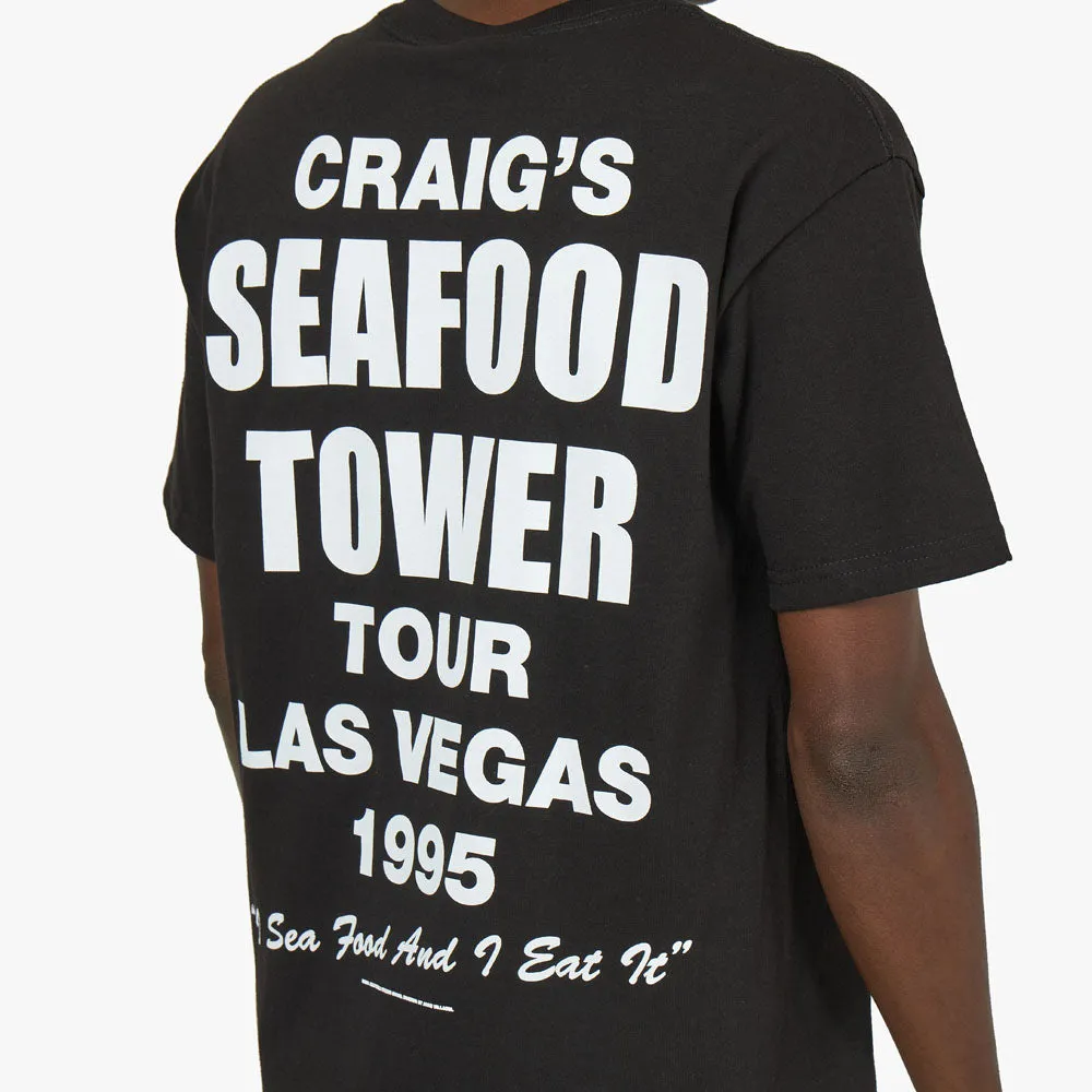 Cold World Frozen Goods Seafood Tower T-shirt / Black sold by Livestock product image thumbnail 5