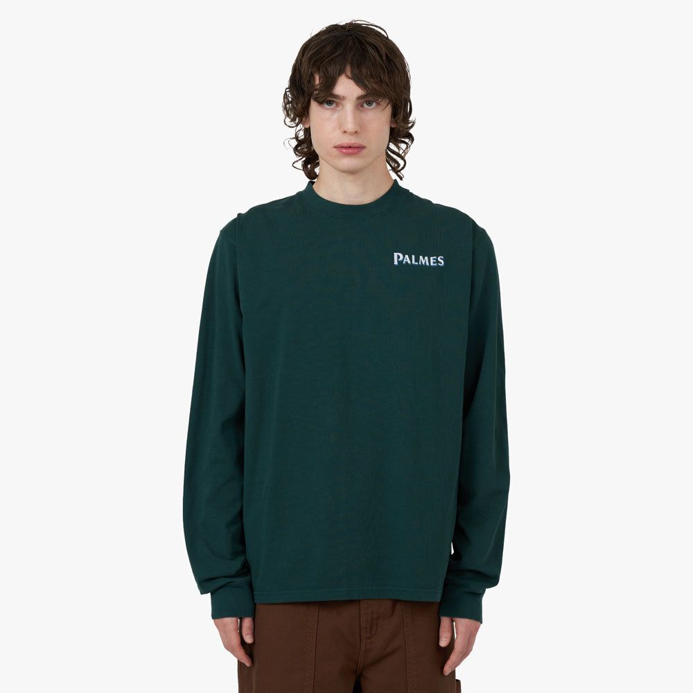 Palmes Water Long Sleeve T-shirt / Green sold by Livestock