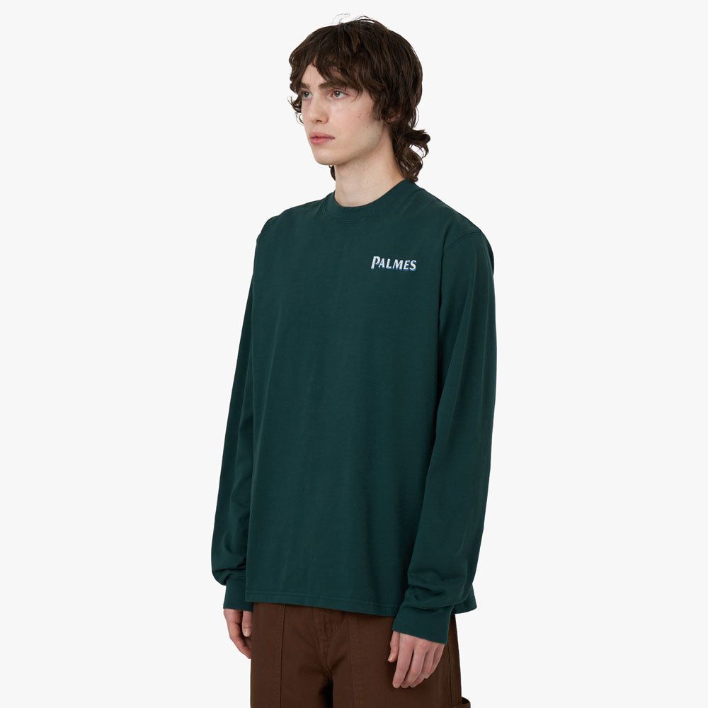 Palmes Water Long Sleeve T-shirt / Green sold by Livestock product image thumbnail 2