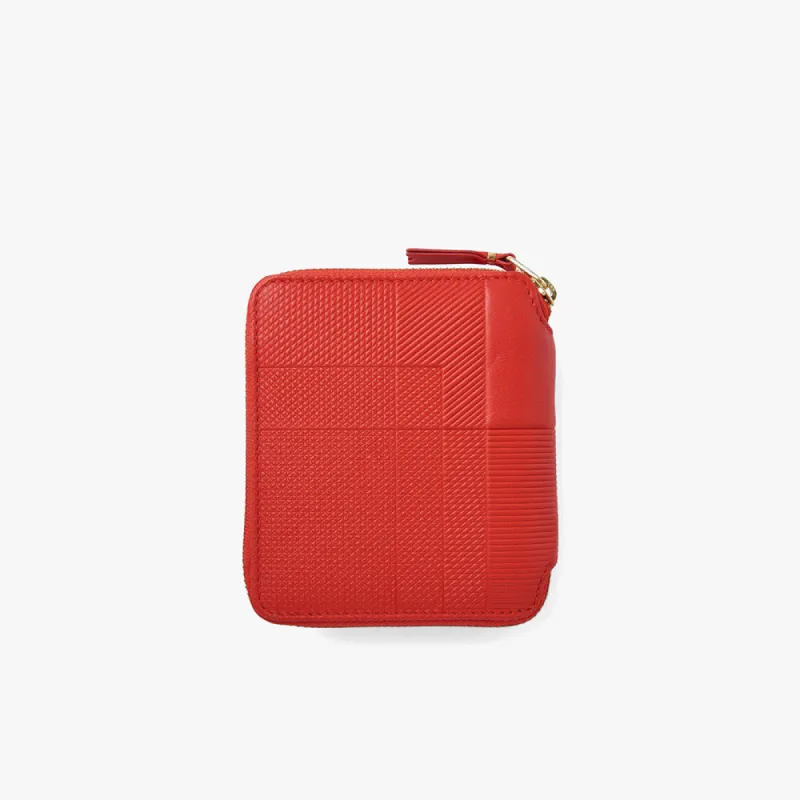 COMME des GARÇONS WALLET Intersection Zip Wallet / Red sold by Livestock
