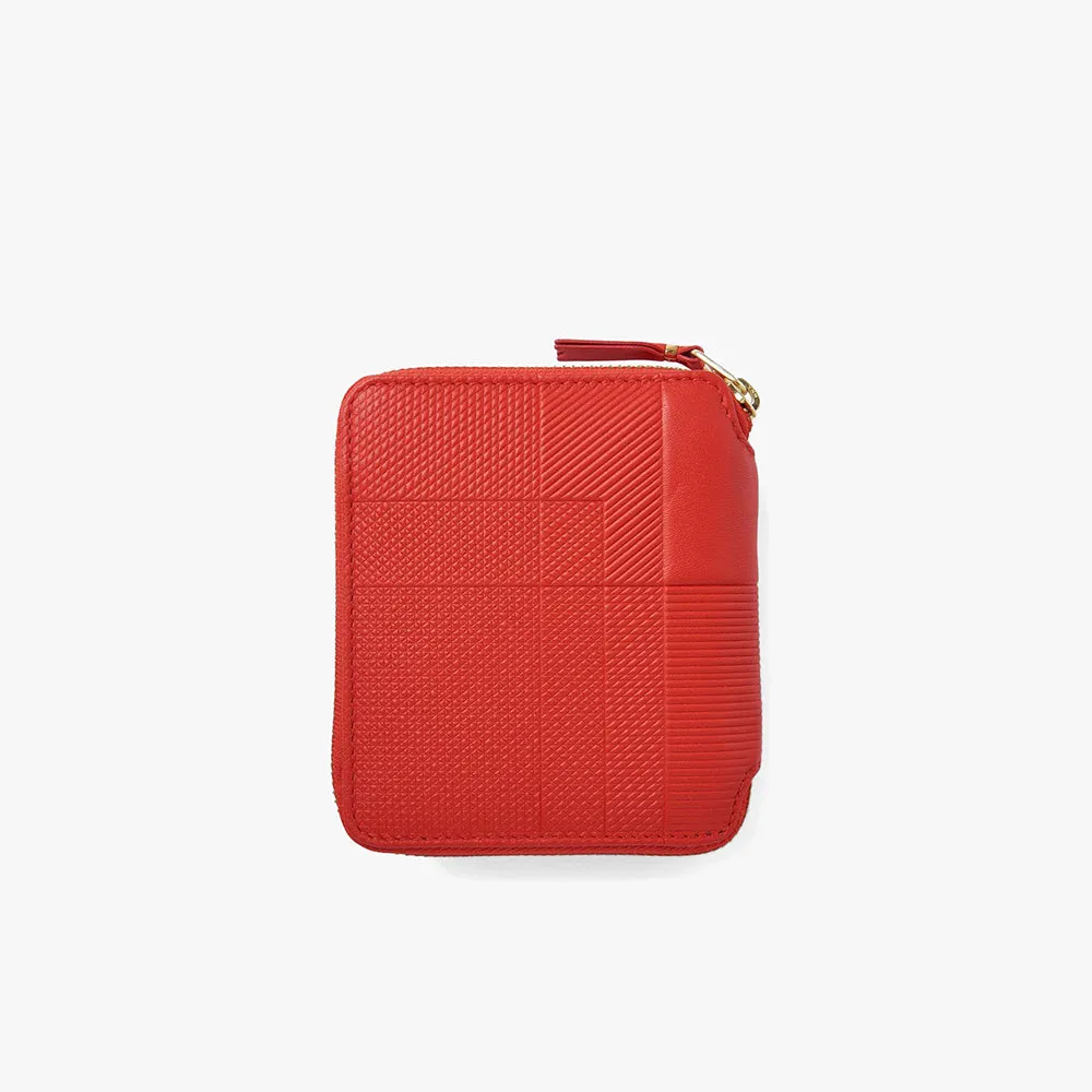 COMME des GARÇONS WALLET Intersection Zip Wallet / Red sold by Livestock