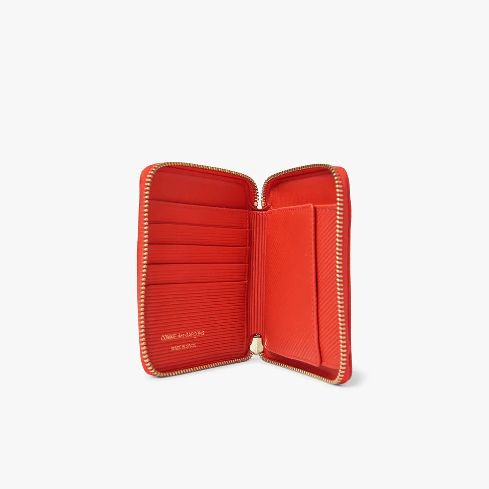 COMME des GARÇONS WALLET Intersection Zip Wallet / Red sold by Livestock product image thumbnail 5