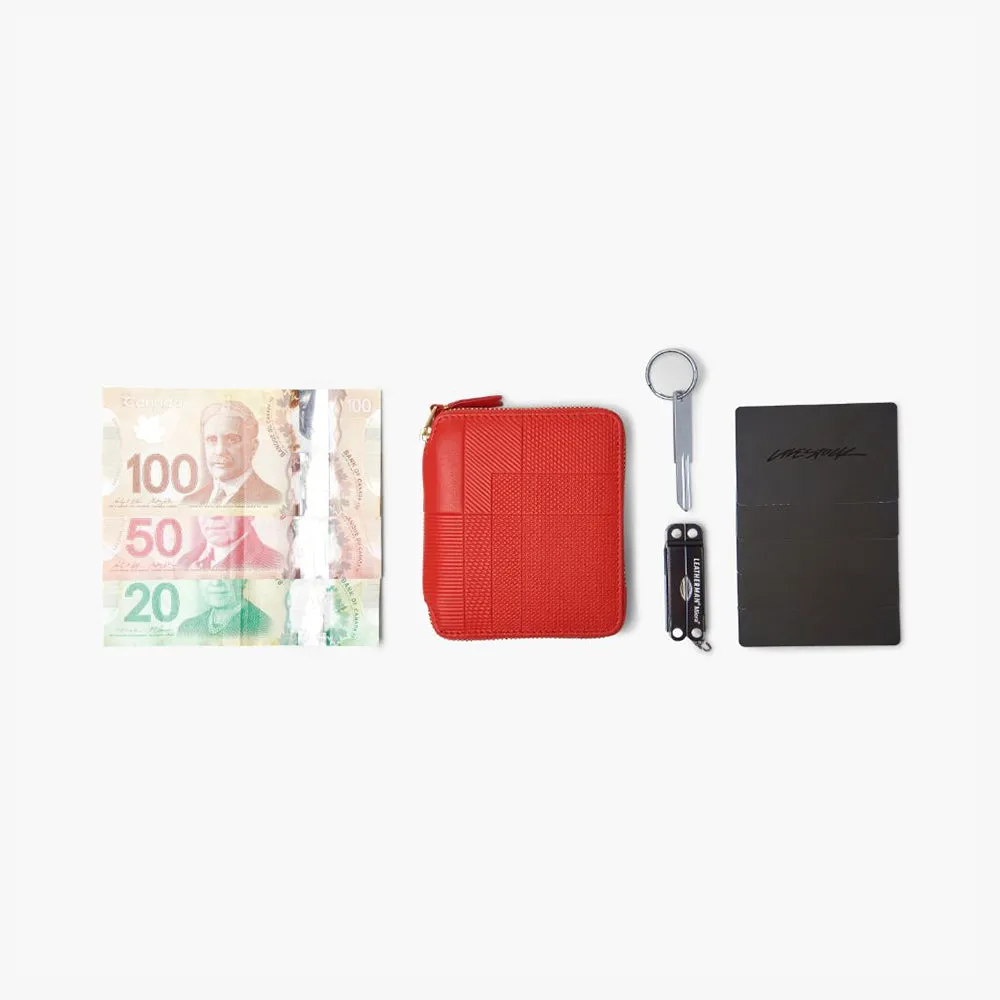 COMME des GARÇONS WALLET Intersection Zip Wallet / Red sold by Livestock product image thumbnail 3