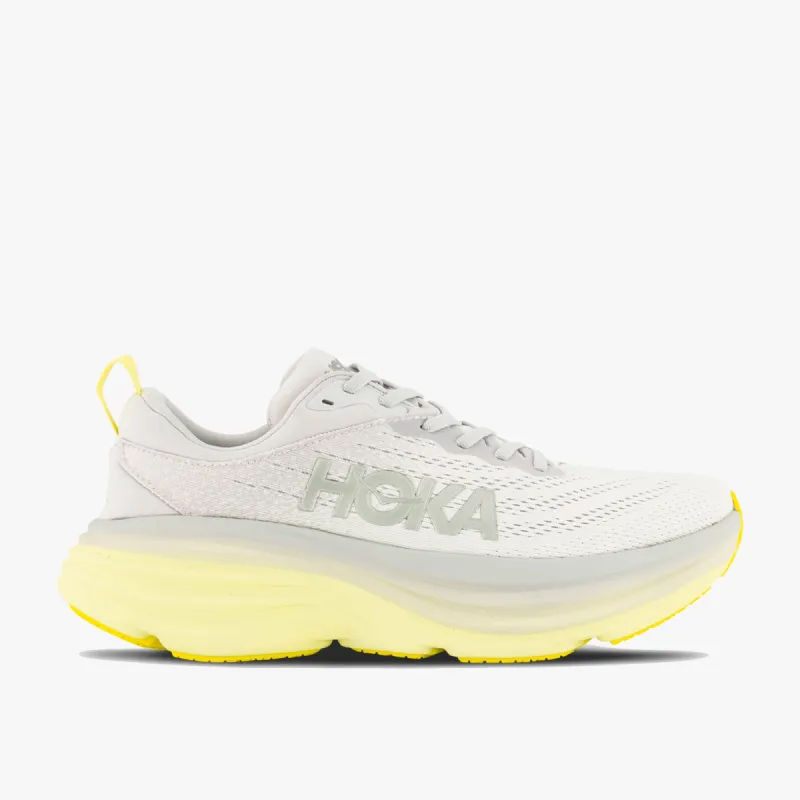 Hoka Women's Bondi 8 Nimbus Cloud / Luminary Green sold by Livestock