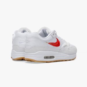 Nike Air Max 1 PRM White / University Red sold by Livestock