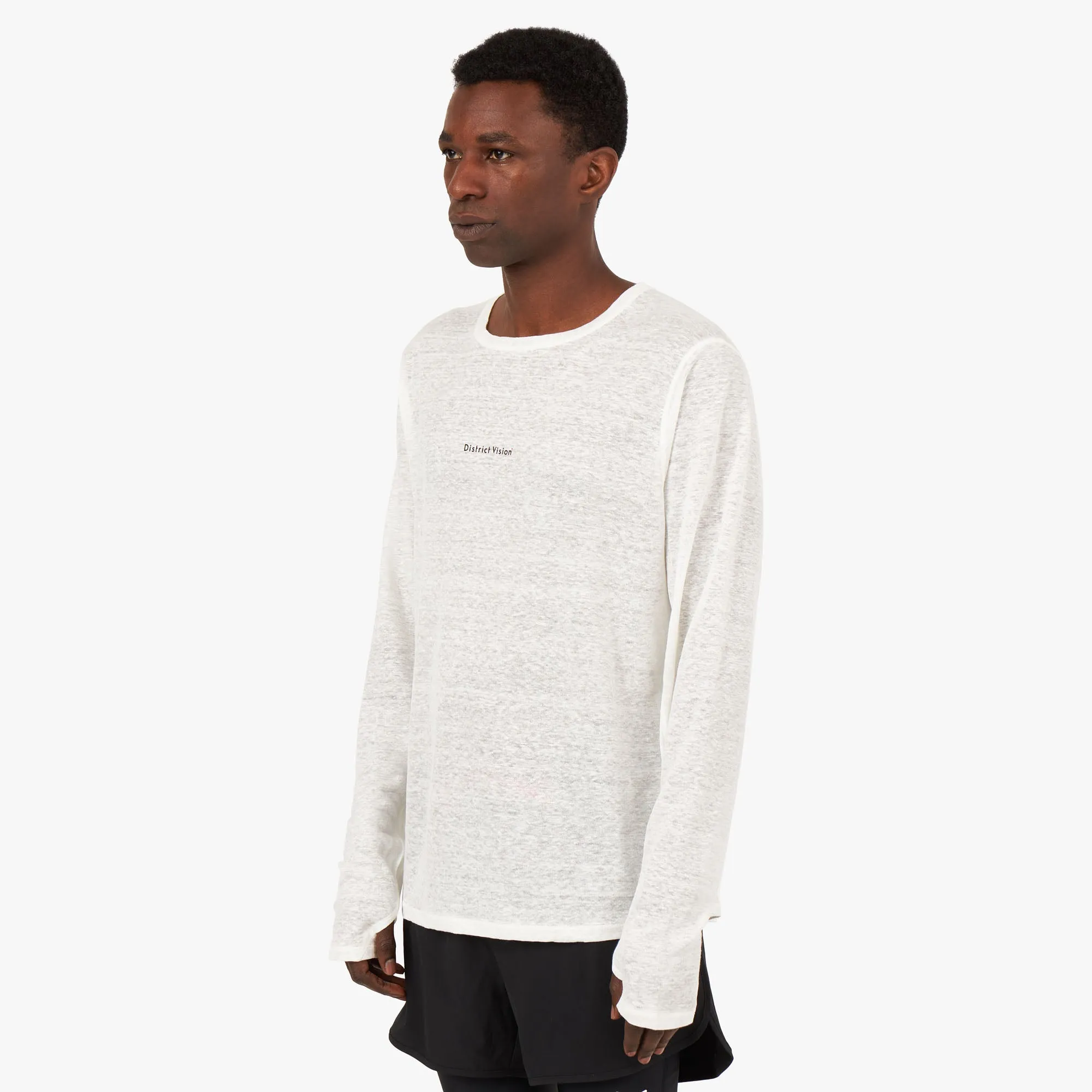District Vision Hemp Long Sleeve T-shirt / Natural sold by Livestock product image thumbnail 2
