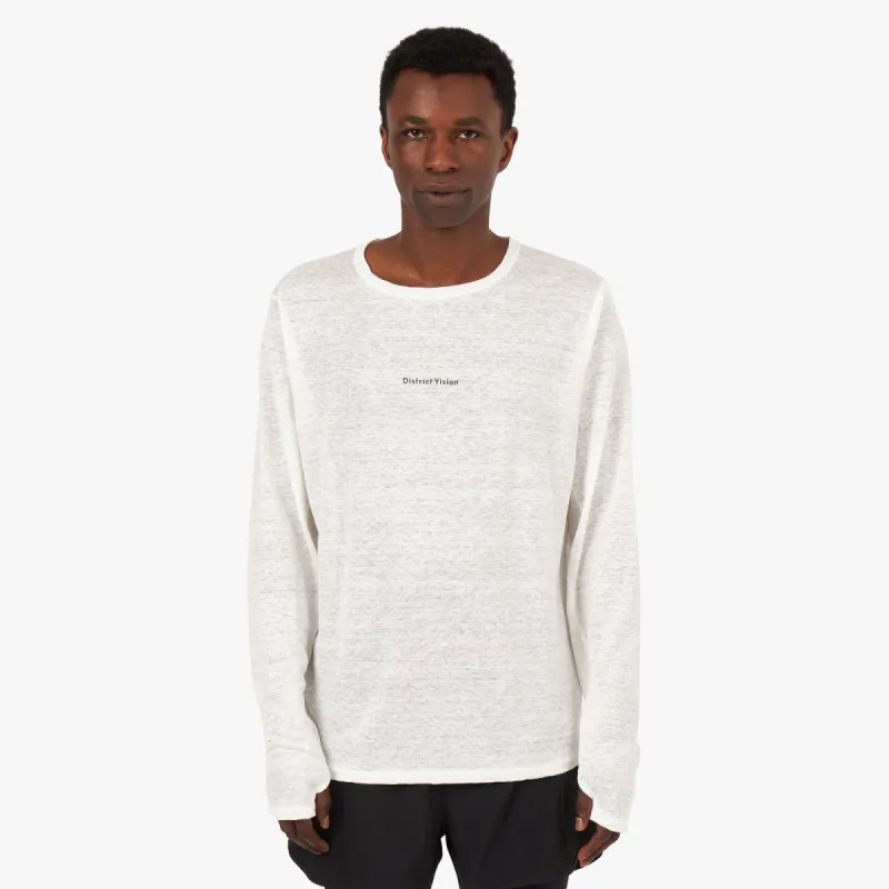 District Vision Hemp Long Sleeve T-shirt / Natural made by Livestock