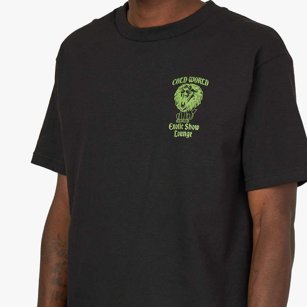 Cold World Frozen Goods Exotic Show Lounge T-shirt / Black sold by Livestock product image thumbnail 5