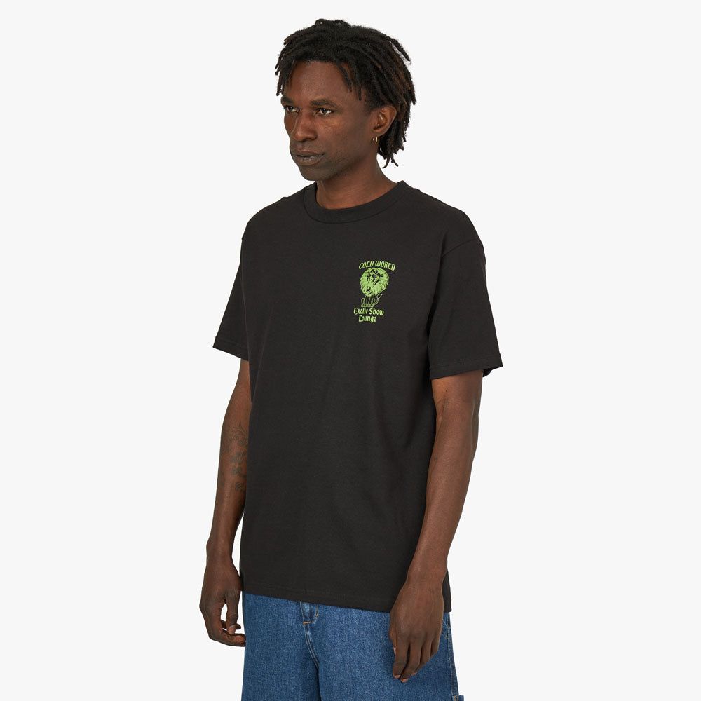 Cold World Frozen Goods Exotic Show Lounge T-shirt / Black sold by Livestock product image thumbnail 2