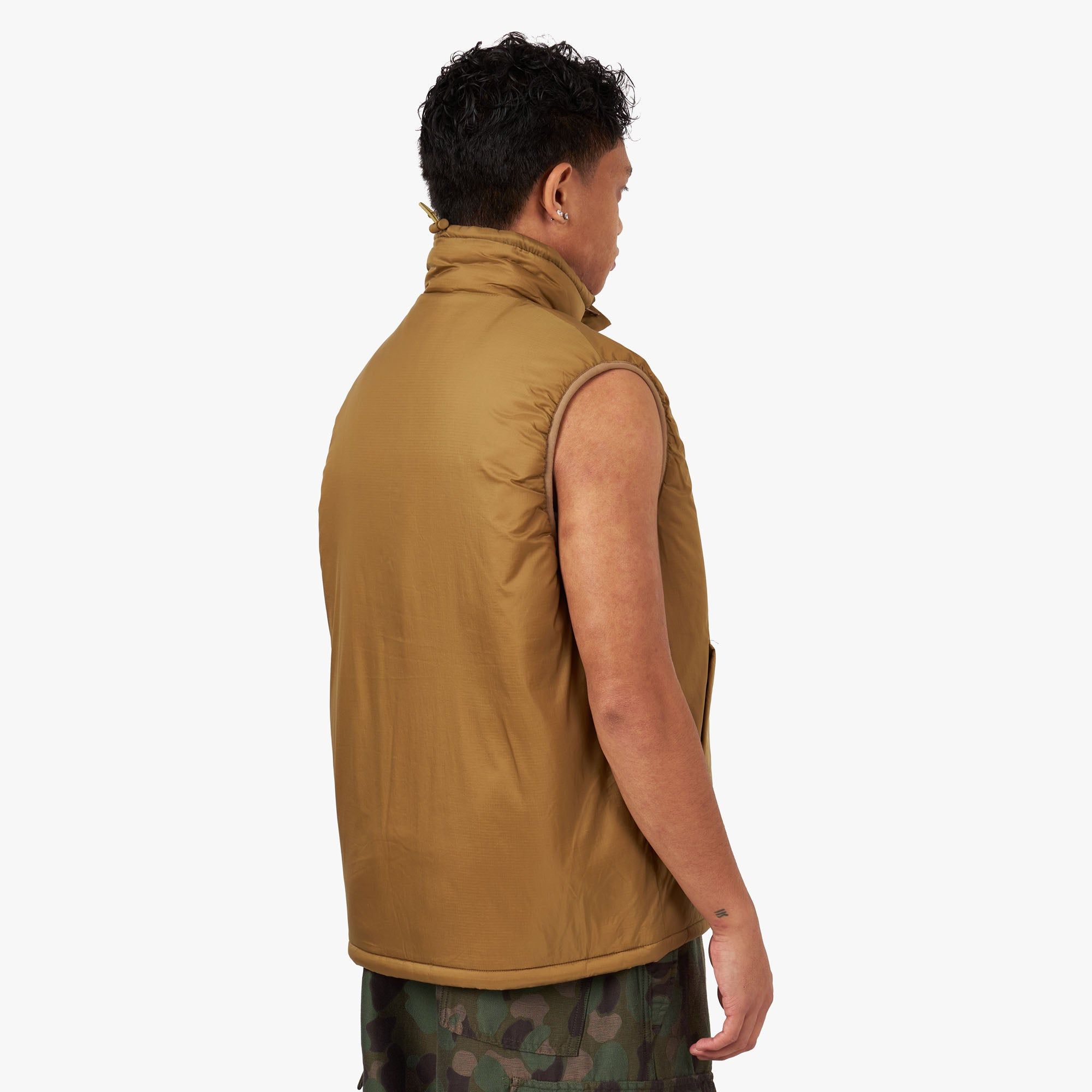 BEAMS PLUS Reversible WORK Puff Vest Camo Jacquard / Camo sold by Livestock product image thumbnail 3