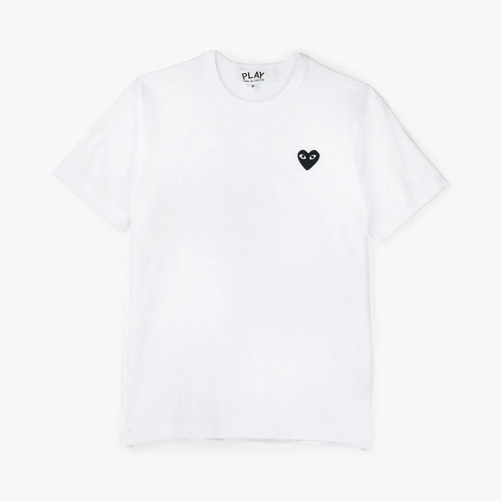 COMME des GARCONS PLAY Black Heart T-Shirt / White sold by Livestock product image thumbnail 4