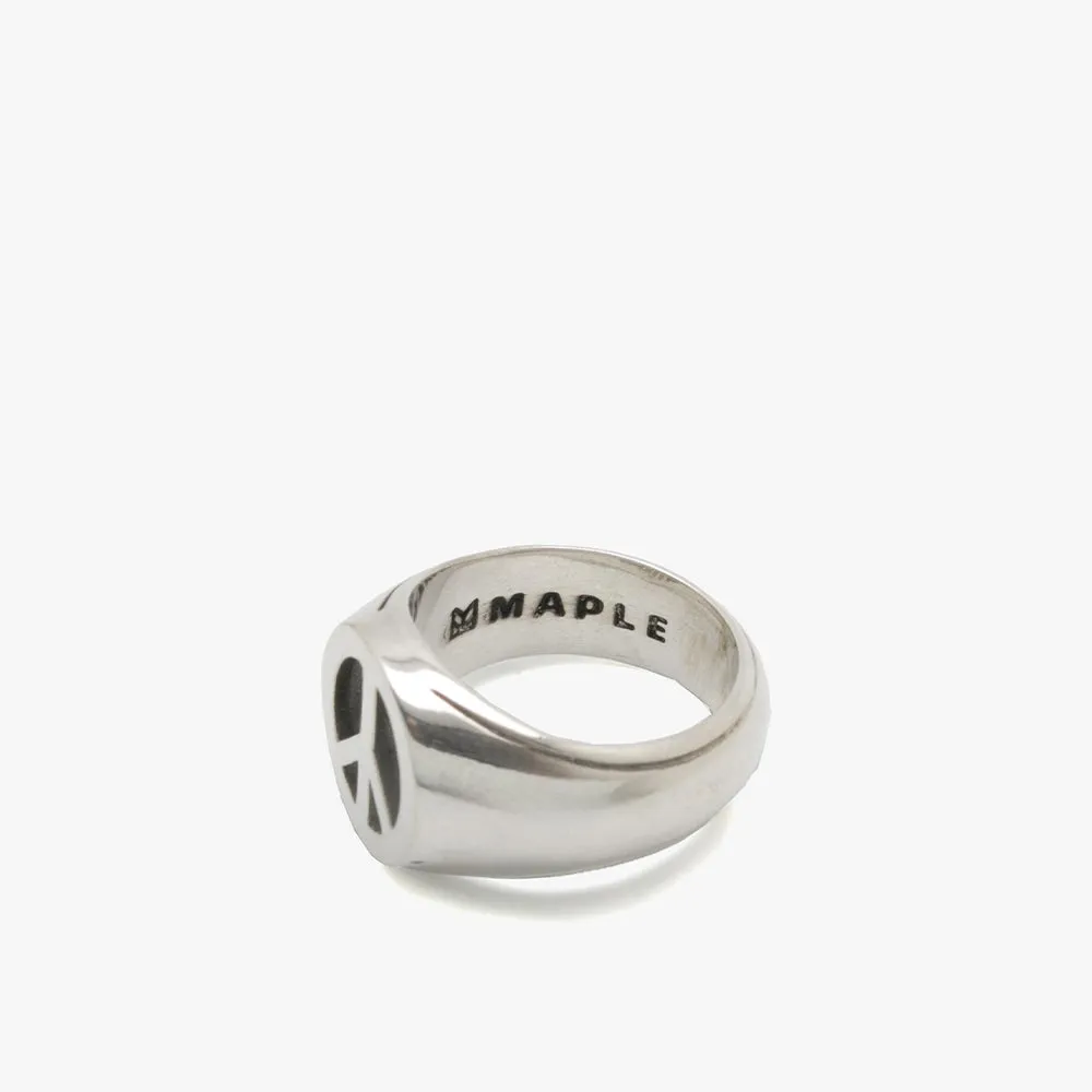 MAPLE Peace Ring / Silver sold by Livestock