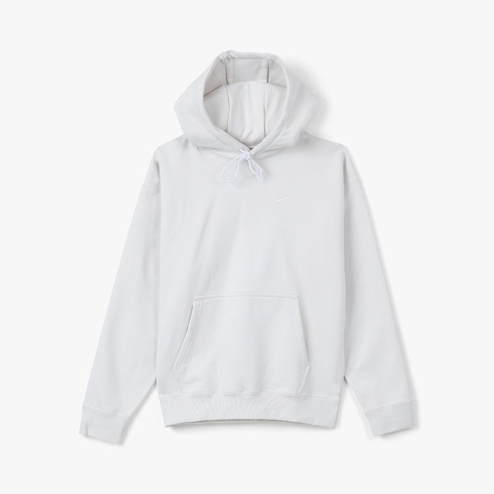 Nike Solo Swoosh Fleece Pullover Hoodie Phantom / White sold by Livestock