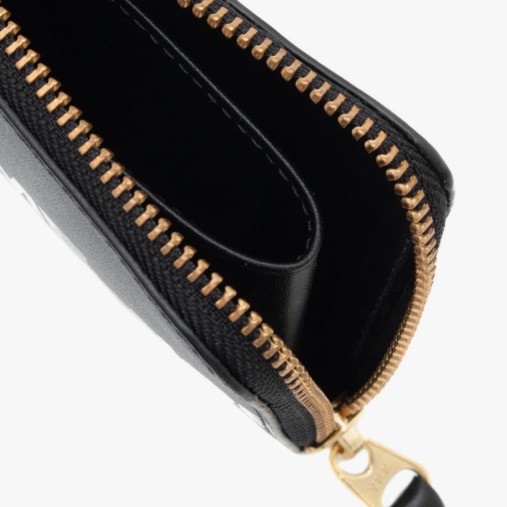 COMME des GARÇONS WALLET Huge Logo Half Zip Wallet / Black sold by Livestock product image thumbnail 5