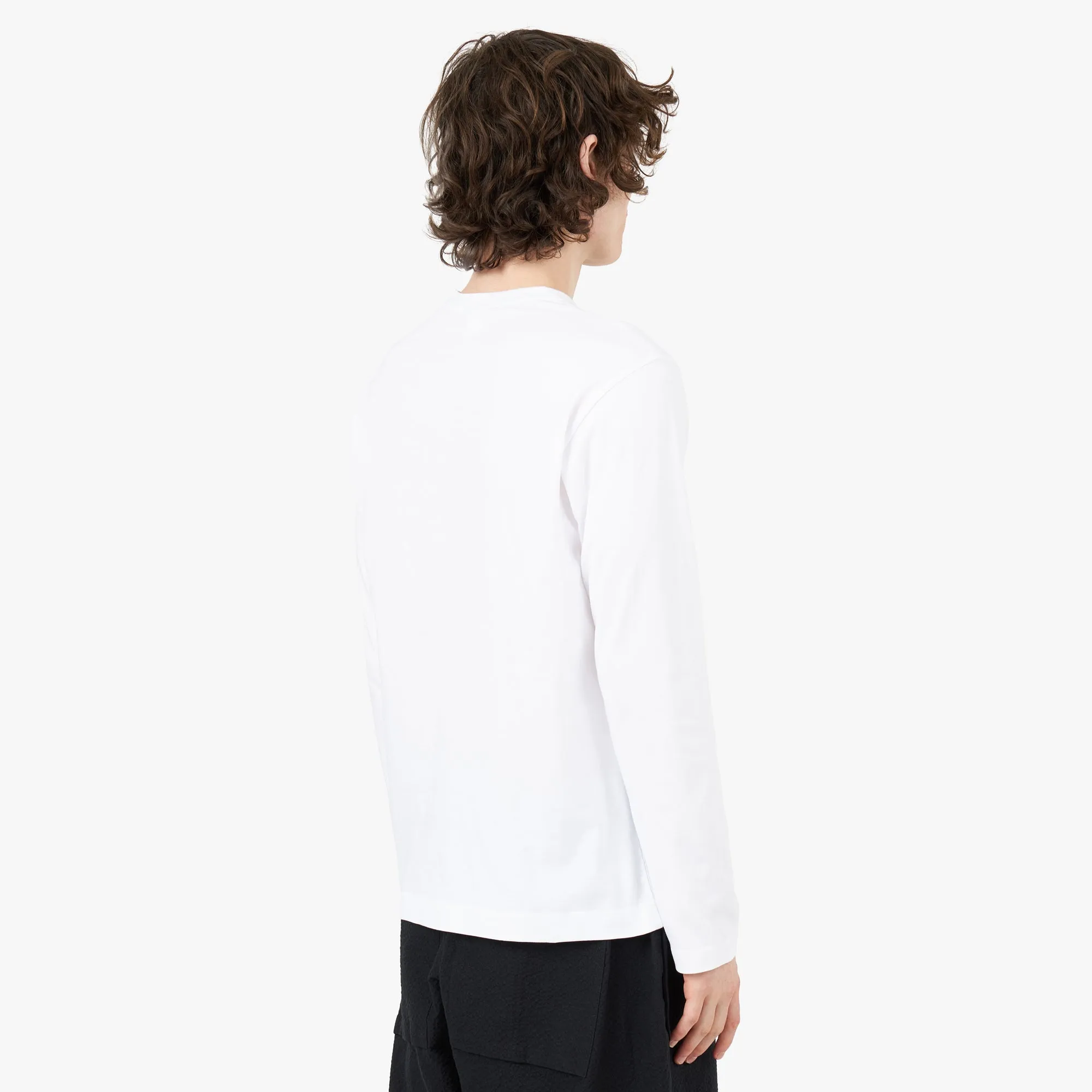 COMME des GARÇONS SHIRT Long Sleeve Forever T-shirt / White sold by Livestock product image thumbnail 3