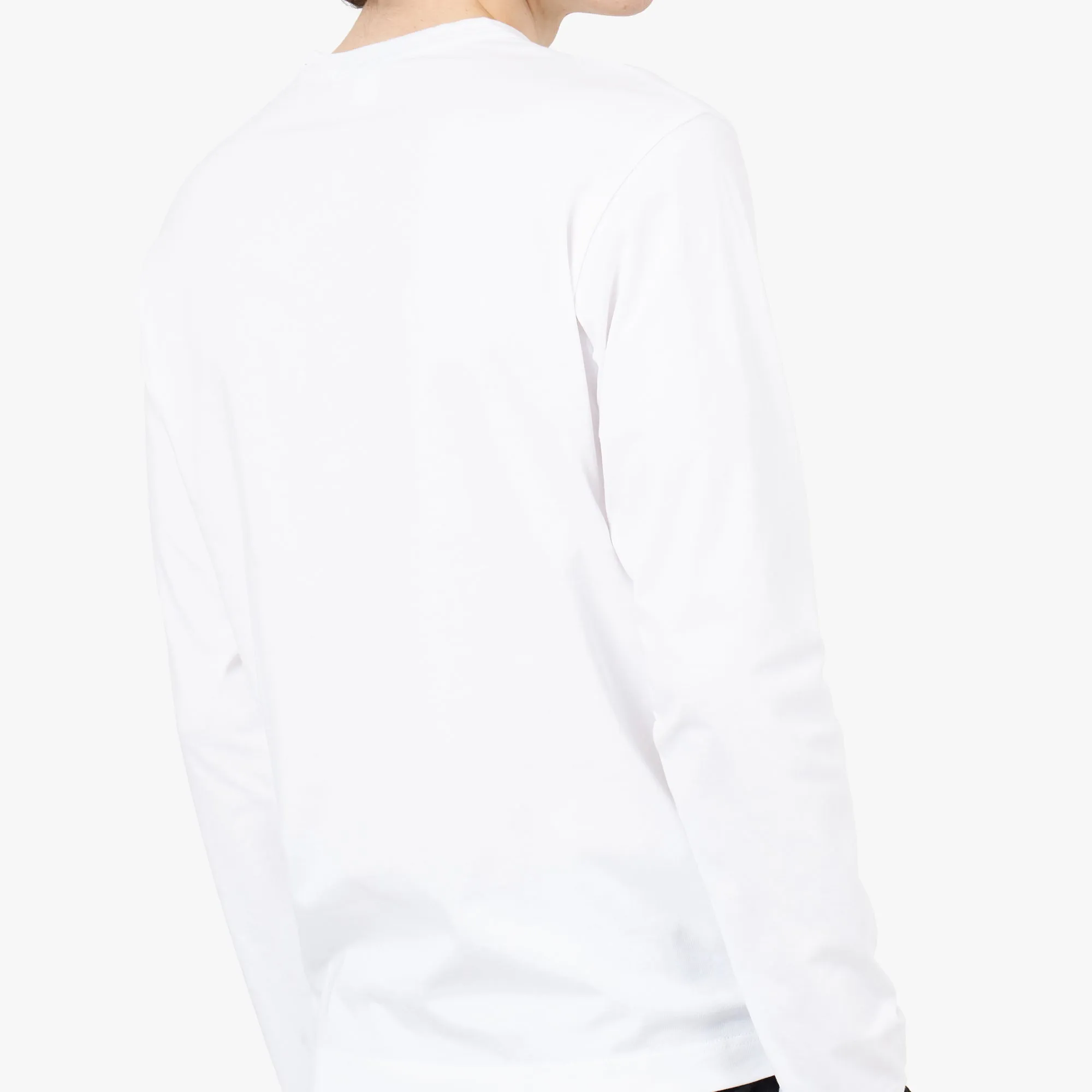 COMME des GARÇONS SHIRT Long Sleeve Forever T-shirt / White sold by Livestock product image thumbnail 5