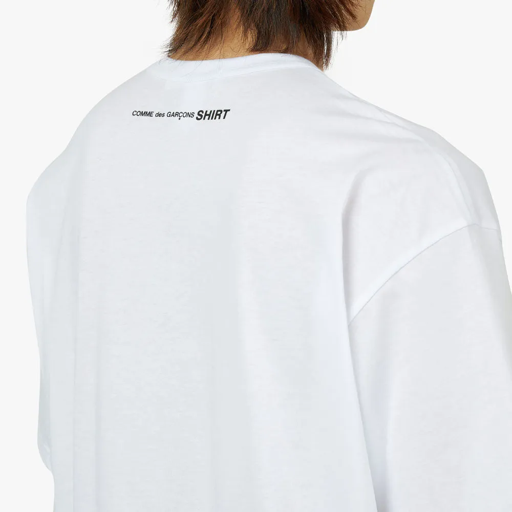 COMME des GARÇONS SHIRT Logo T-shirt / White sold by Livestock product image thumbnail 4