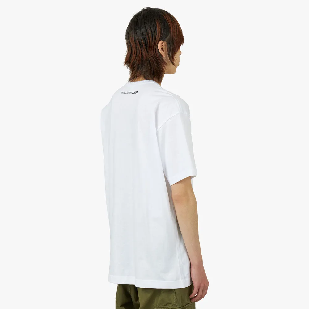 COMME des GARÇONS SHIRT Logo T-shirt / White sold by Livestock product image thumbnail 2