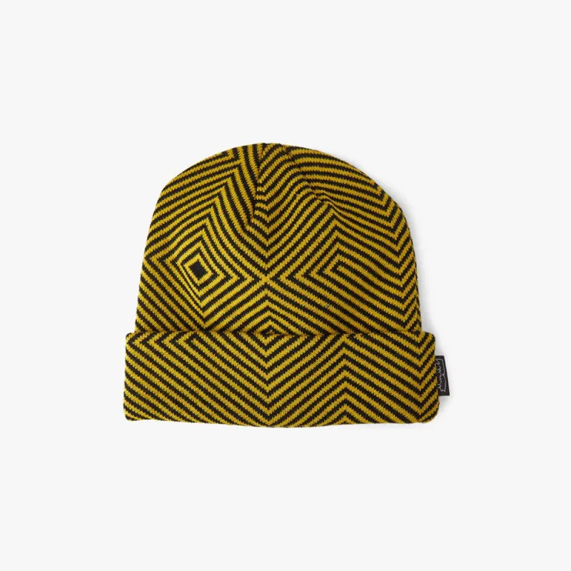 Fucking Awesome Hurt Your Eyes Beanie / Mustard made by Livestock