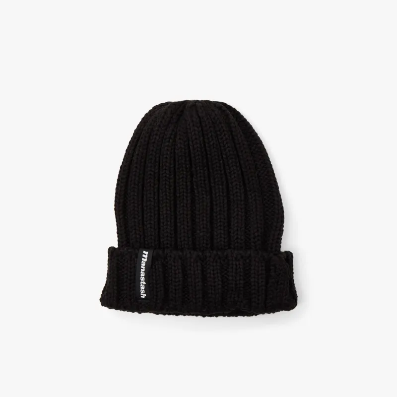 Manastash 90s Logo Beanie II / Black made by Livestock