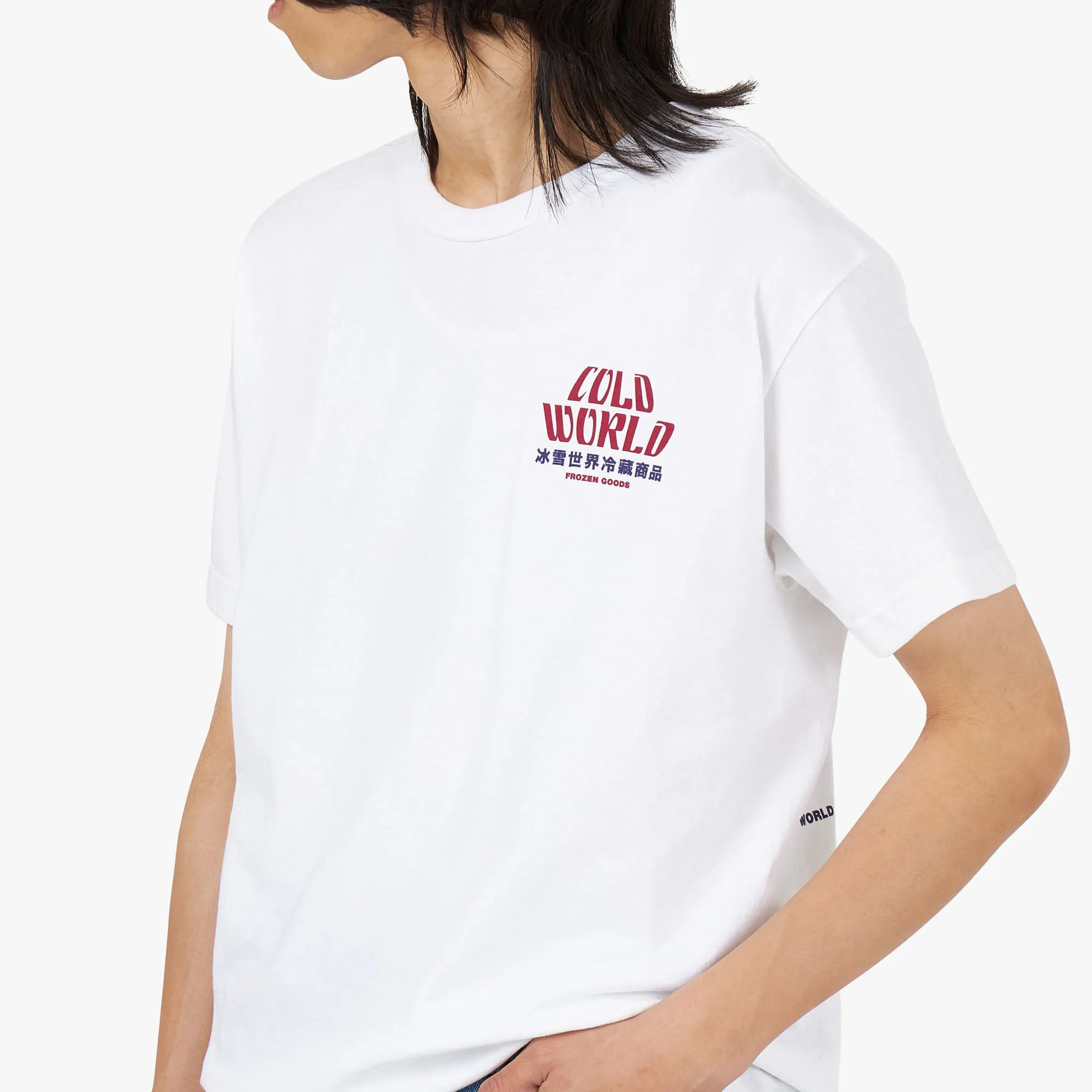 Cold World Frozen Goods Inner Visions T-shirt / White sold by Livestock product image thumbnail 4