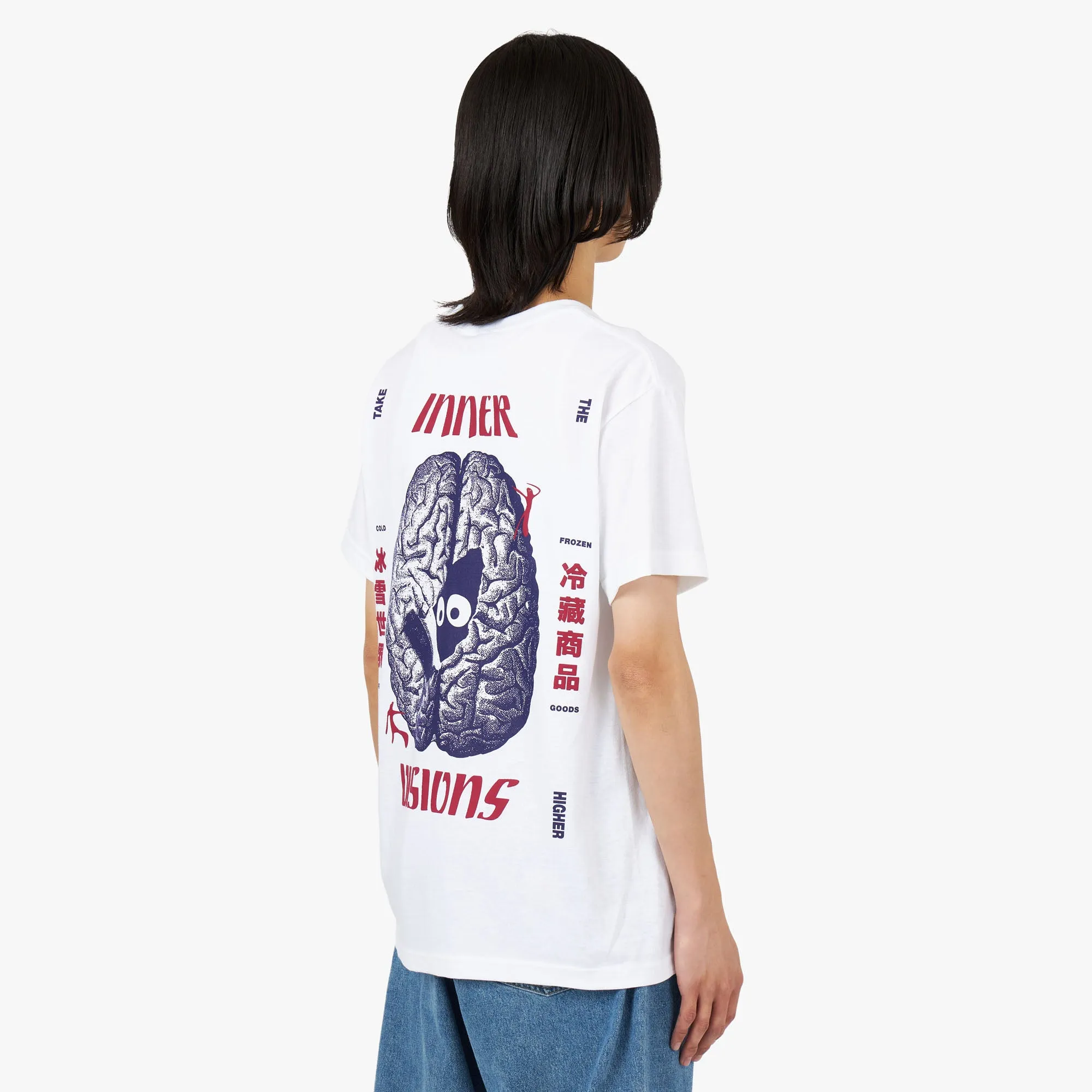 Cold World Frozen Goods Inner Visions T-shirt / White sold by Livestock product image thumbnail 3