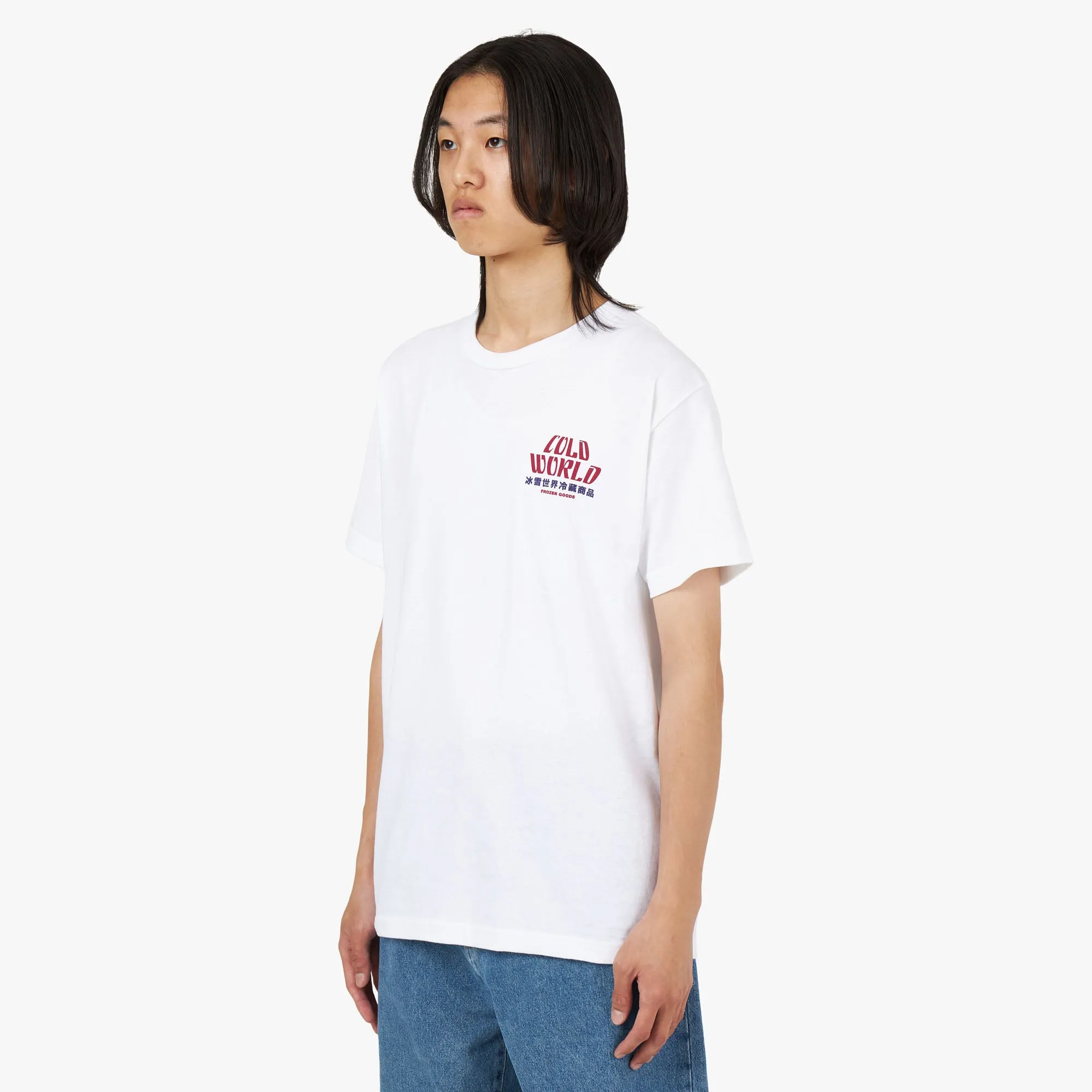 Cold World Frozen Goods Inner Visions T-shirt / White sold by Livestock product image thumbnail 2
