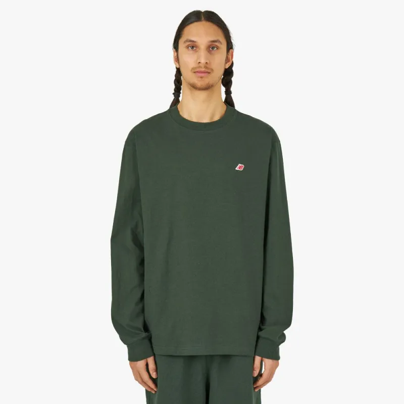 New Balance MADE in USA Core Long Sleeve T-shirt / Midnight Green sold by Livestock