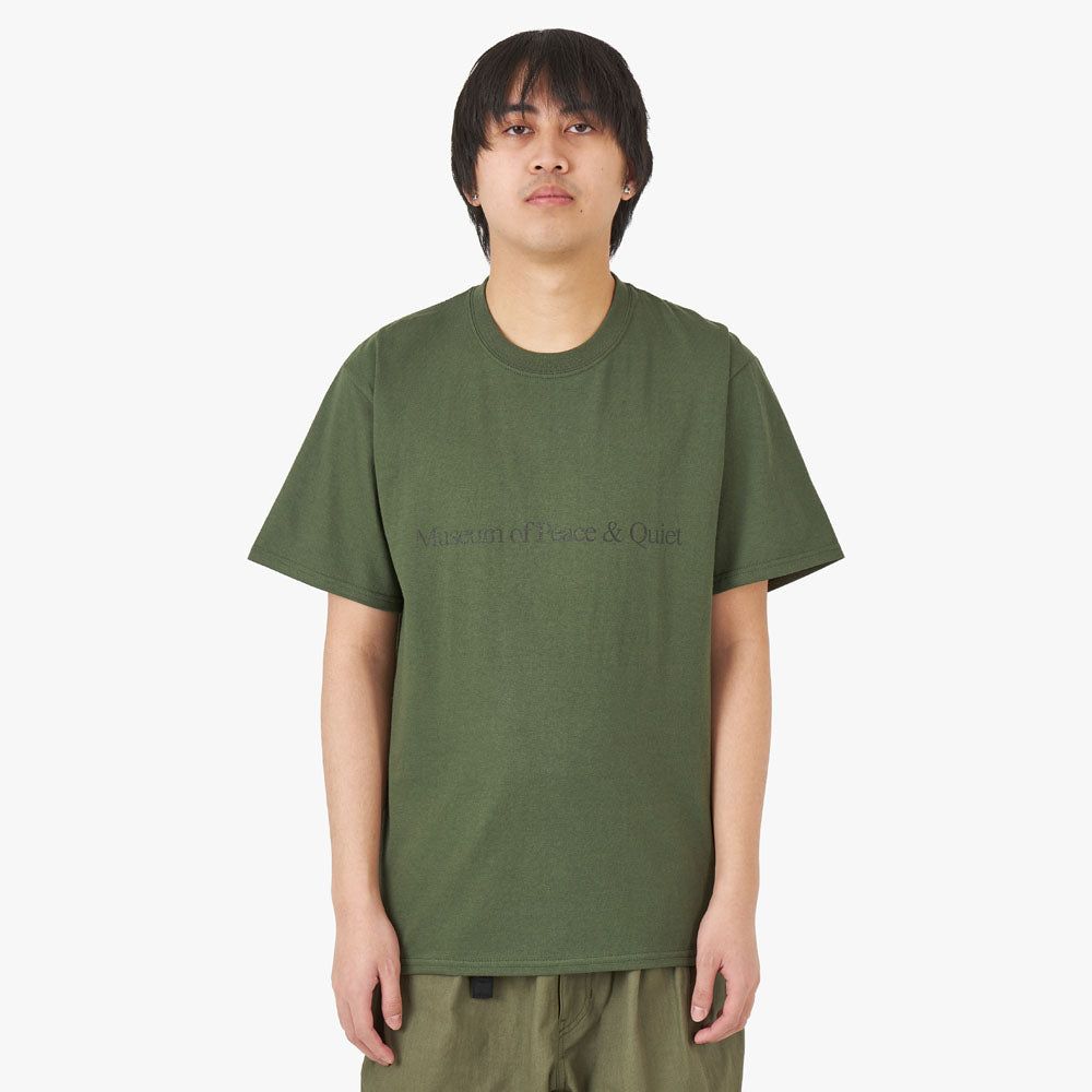 Museum of Peace & Quiet Logo T-shirt / Green sold by Livestock