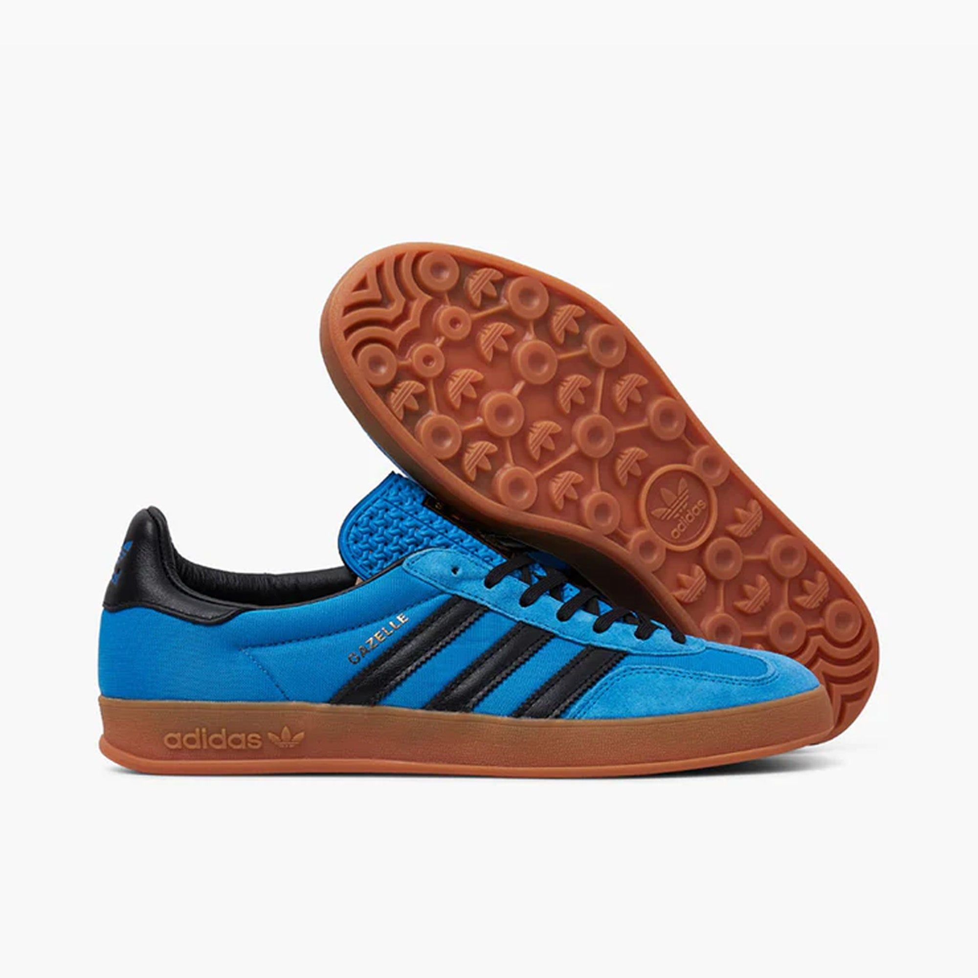 ★【Adidas】 Gazelle Indoor Bright Blue Core Black★ adidas Gazelle Indoor Bright Blue / Core Black / Gum2