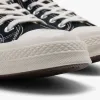 Converse x COMME des GARÇONS PLAY Chuck Taylor Hi / Black sold by Livestock