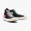Converse x COMME des GARÇONS PLAY Chuck Taylor Hi / Black sold by Livestock