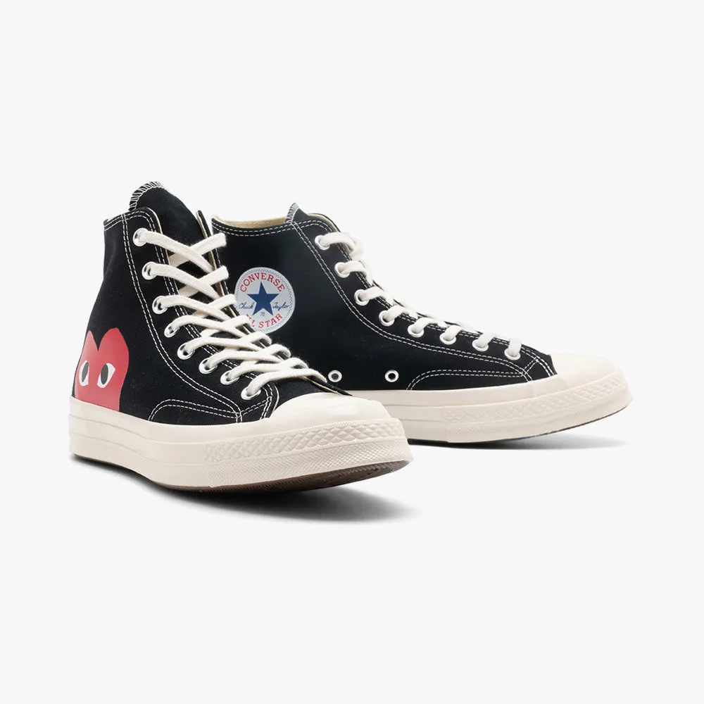 Converse x COMME des GARÇONS PLAY Chuck Taylor Hi / Black sold by Livestock product image thumbnail 3