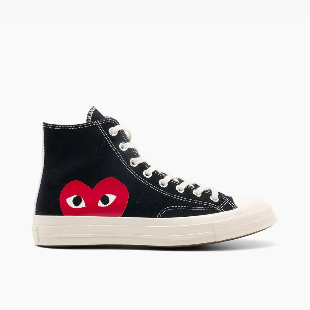 Converse x COMME des GARÇONS PLAY Chuck Taylor Hi / Black sold by Livestock
