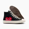 Converse x COMME des GARÇONS PLAY Chuck Taylor Hi / Black sold by Livestock